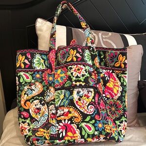 like new Vera Bradley x Disney Midnight with Mickey large tote